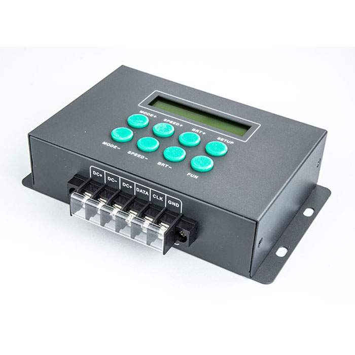 LED Digital SPI Controller LT-200 Supports DMX Signal Input, With RF remote control